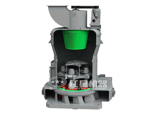 重晶石磨粉機(jī)的結(jié)構(gòu)及其工作原理圖
