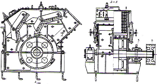 單段破碎機(jī)工作原理